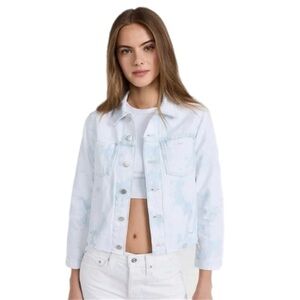 L'AGENCE NWT Janelle Jean Jacket In Celestine Size M